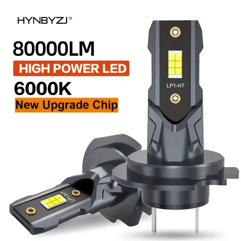 HYNBYZJ H7 LED Headlight Bulb Mini Wireless 120W 80000LM 6000K CSP for Car Headlamp Auto Diode Lamps H7 Turbo Led 12V Automobile
HYNBYZJ H7 LED Headlight Bulb Mini Wireless 120W 80000LM 6000K CSP for Car Headlamp Auto Diode Lamps H7 Turbo Led 12V Automobile