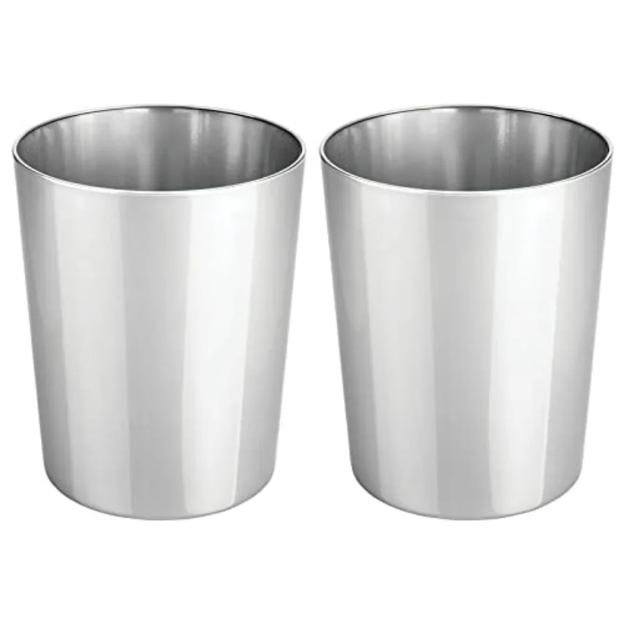 Round Metal Small Recycle Trash Can Wastebasket, Garbage Container Bin for Bathrooms, Kitchen, Bedroom, Home Office - Durable S
Round Metal Small Recycle Trash Can Wastebasket, Garbage Container Bin for Bathrooms, Kitchen, Bedroom, Home Office - Durable S