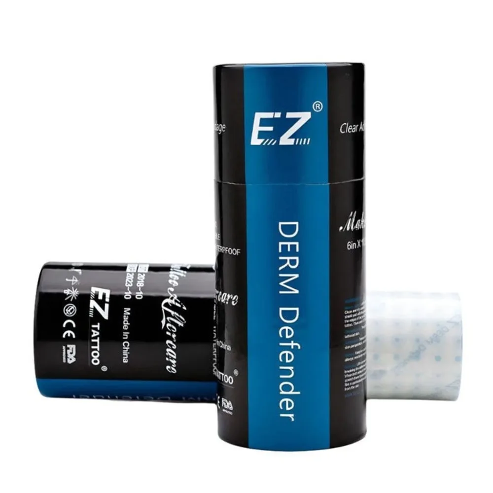 EZ REGULAR Derm Defender Tattoo Wrap Клейкая пленка Водонепроницаемая дышащая защитная пленка для второй кожи
EZ REGULAR Derm Defender Tattoo Wrap Клейкая пленка Водонепроницаемая дышащая защитная пленка для второй кожи