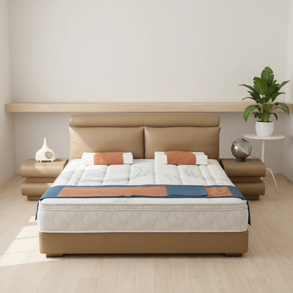 #Modern European Leather King Bed High Headboard Durable Frame Bedroom Sets Hotel
#Modern European Leather King Bed High Headboard Durable Frame Bedroom Sets Hotel