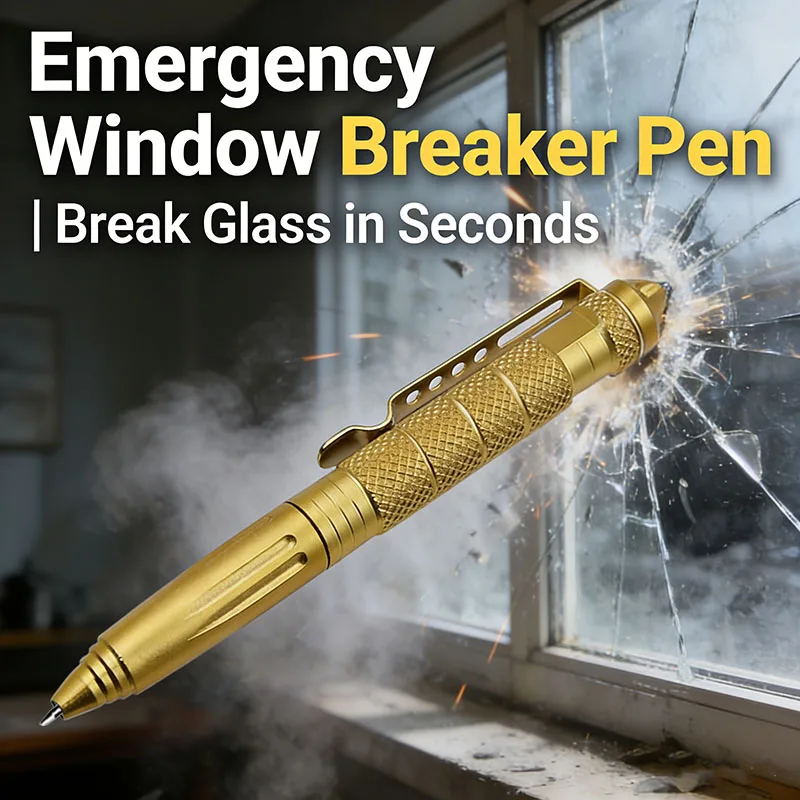 Multifunctional Tactical Pen | Emergency Window Breaker | Self-Defense EDC Tool with Tungsten Steel Tip for Car Escape
Multifunctional Tactical Pen | Emergency Window Breaker | Self-Defense EDC Tool with Tungsten Steel Tip for Car Escape