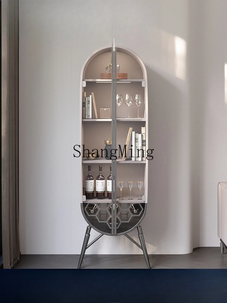 CL light luxury wine cabinet post-modern simple villa bar glass display side cabinet
CL light luxury wine cabinet post-modern simple villa bar glass display side cabinet
