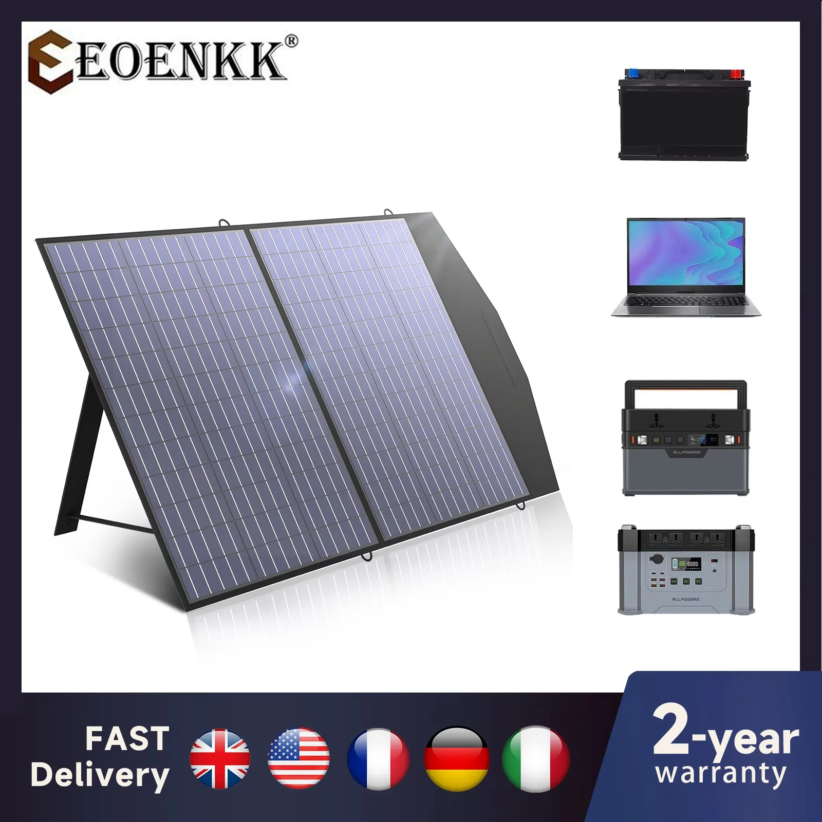 Foldable Solar Panel 8V 60W 100W 140W 200W Mobile Solar Charger for Power Supply Laptop Solar Generator Fishing
Foldable Solar Panel 8V 60W 100W 140W 200W Mobile Solar Charger for Power Supply Laptop Solar Generator Fishing