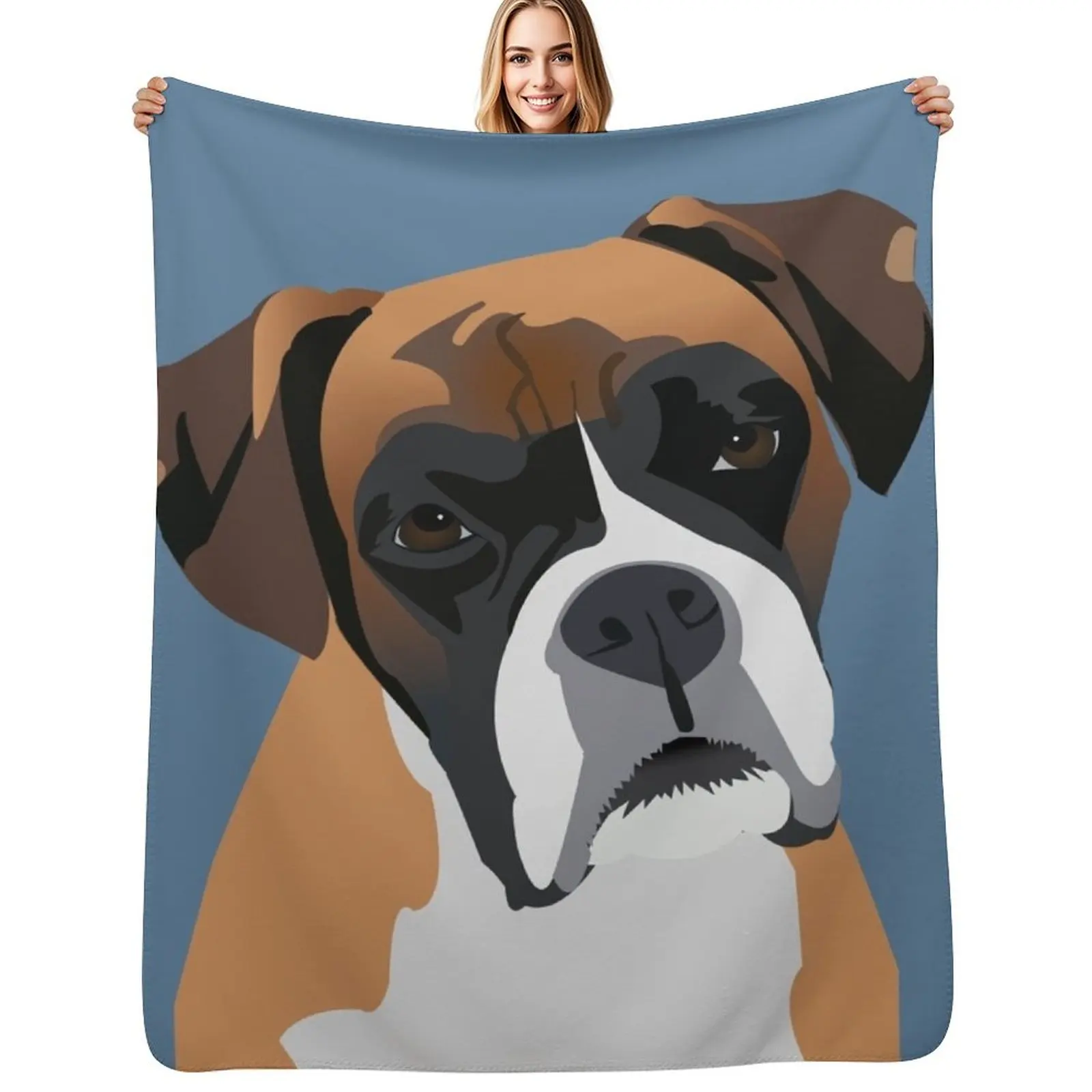 Boxer Dog Throw Blanket Easy Care Comfortable Blanket for Couch
Boxer Dog Throw Blanket Easy Care Comfortable Blanket for Couch