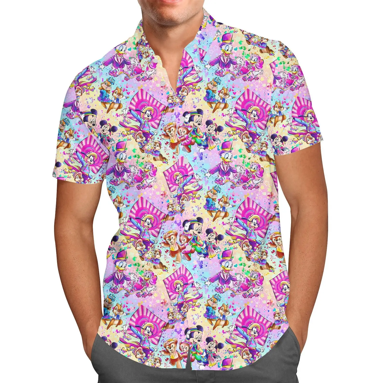 Mickey Mouse and Friends Hawaiian Shirt Men Women Summer Short Sleeve Button Up Shirt Disney Hawaiian Shirt Casual Beach Shirt
Mickey Mouse and Friends Hawaiian Shirt Men Women Summer Short Sleeve Button Up Shirt Disney Hawaiian Shirt Casual Beach Shirt
