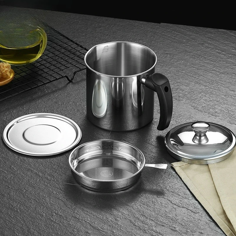 1pcs 304 Stainless Steel Soup Oil Separator Filter Cup With Fine Mesh Strainer
1pcs 304 Stainless Steel Soup Oil Separator Filter Cup With Fine Mesh Strainer