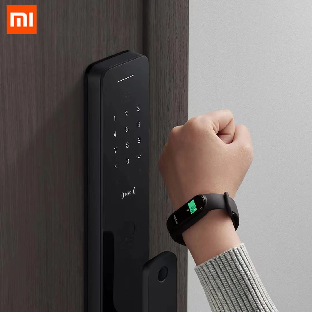 Xiaomi Electronic Door Lock Fashion Bluetooth Digital Homekit App Remote Unlock/Biometric Fingerprint/Smart Card /Password/ Key
Xiaomi Electronic Door Lock Fashion Bluetooth Digital Homekit App Remote Unlock/Biometric Fingerprint/Smart Card /Password/ Key