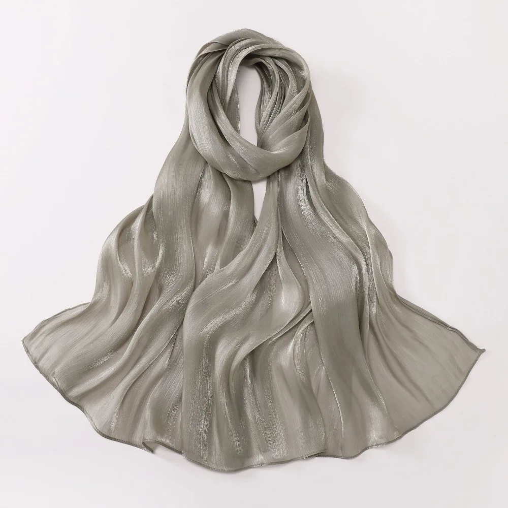 High Qulaity Solid Color Silk Scarf Shining Chiffon Sunscreen shawl Soft Long Ramadan Long Scarf Outdoor
High Qulaity Solid Color Silk Scarf Shining Chiffon Sunscreen shawl Soft Long Ramadan Long Scarf Outdoor