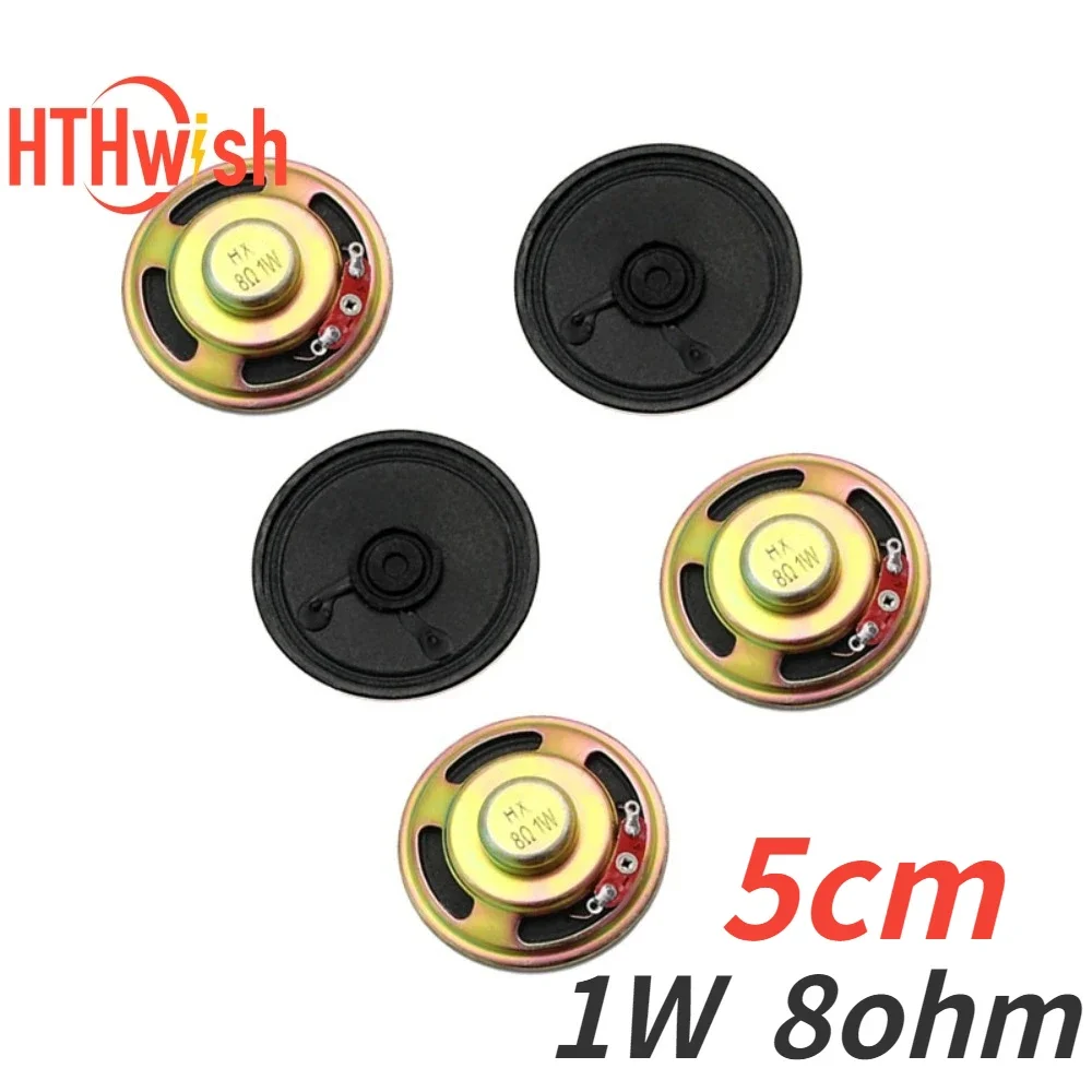 5pcs Speaker 1W 8Ohm Acoustic Loudspeaker 5CM 1W 8R Ultra-thin Diameter 50MM Speakers For Arduino Diy Electronic
5pcs Speaker 1W 8Ohm Acoustic Loudspeaker 5CM 1W 8R Ultra-thin Diameter 50MM Speakers For Arduino Diy Electronic