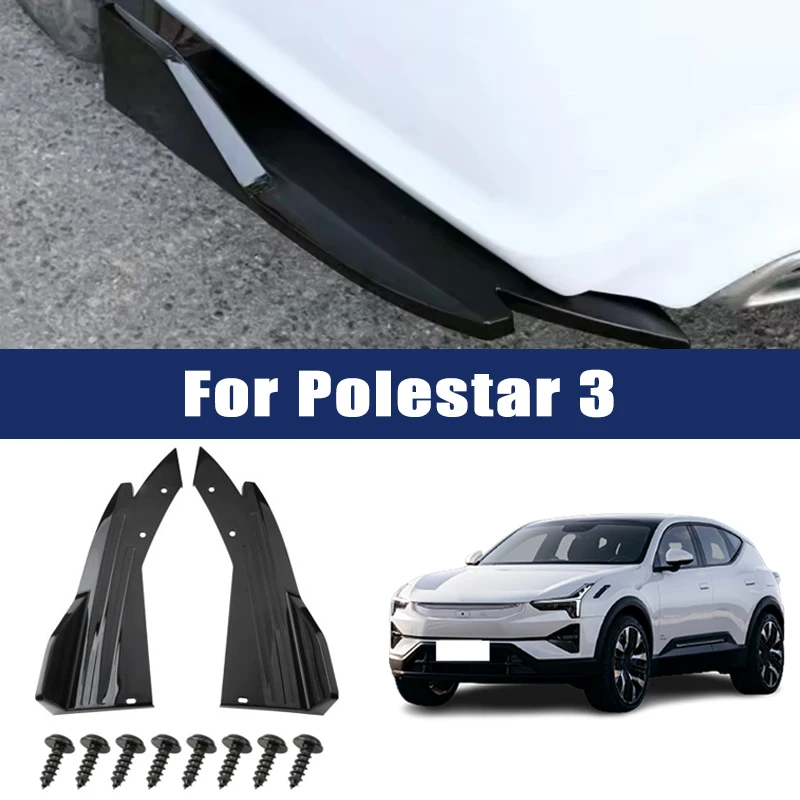 2pcs Car Rear Bumper Spoiler Lip Carbon Fiber Wing Trim Anti-crash Diffuser Side Skirt Wrap Angle Splitter For Polestar 3
2pcs Car Rear Bumper Spoiler Lip Carbon Fiber Wing Trim Anti-crash Diffuser Side Skirt Wrap Angle Splitter For Polestar 3