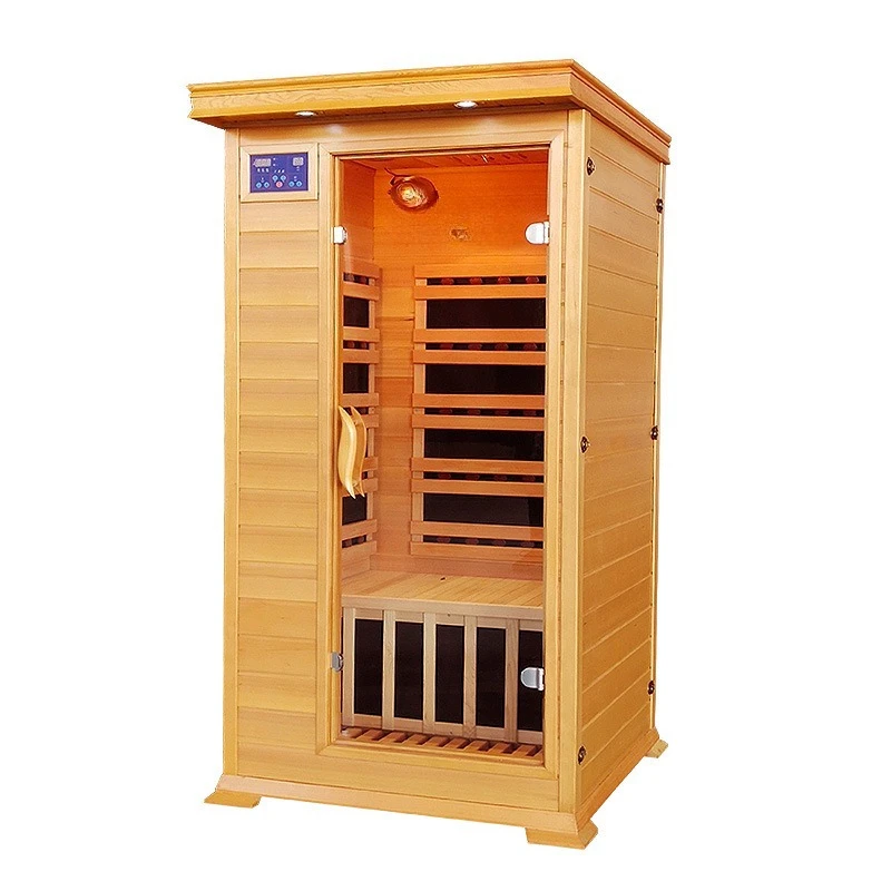 Hemlock solid wood single and double household mobile steam room family light wave room far infrared sauna equipment
Hemlock solid wood single and double household mobile steam room family light wave room far infrared sauna equipment