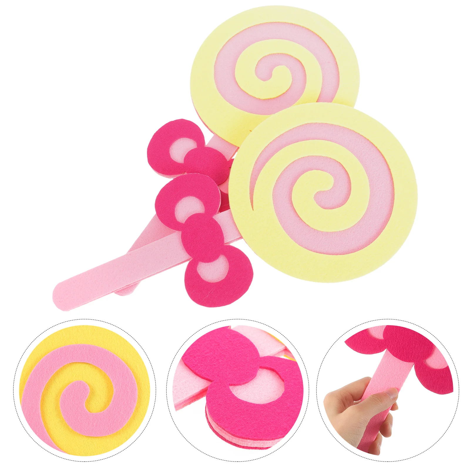 2Pcs Simulation Lollipop Props Large Fake Candy Decoration Party Photo Booth Photography Prop Playthings Festival Ornament
2Pcs Simulation Lollipop Props Large Fake Candy Decoration Party Photo Booth Photography Prop Playthings Festival Ornament