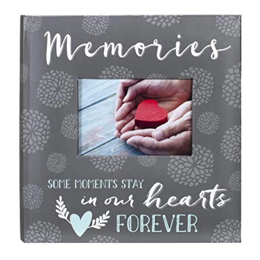 International Designs 2 Up 4x6 Memories Sentiment Book Bound Gray Photo Album With Memo Writing Area
International Designs 2 Up 4x6 Memories Sentiment Book Bound Gray Photo Album With Memo Writing Area