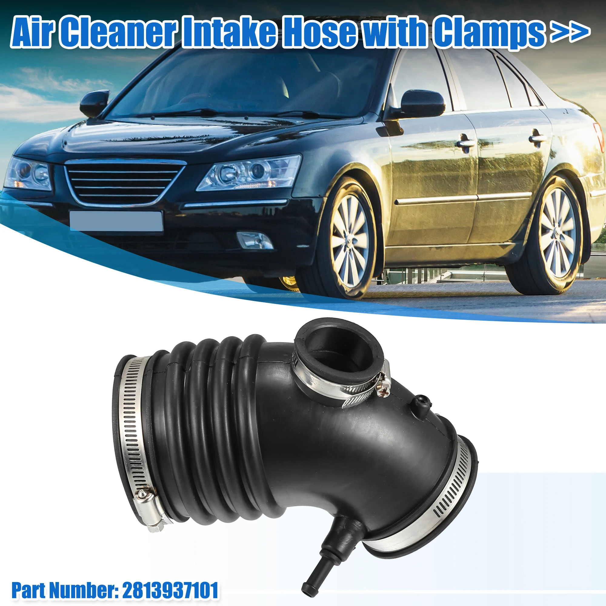 UXCELL Air Cleaner Intake Hose with Clamps for Kia Optima 2000 2001 2002 2003 2004 2005 2813937101
UXCELL Air Cleaner Intake Hose with Clamps for Kia Optima 2000 2001 2002 2003 2004 2005 2813937101