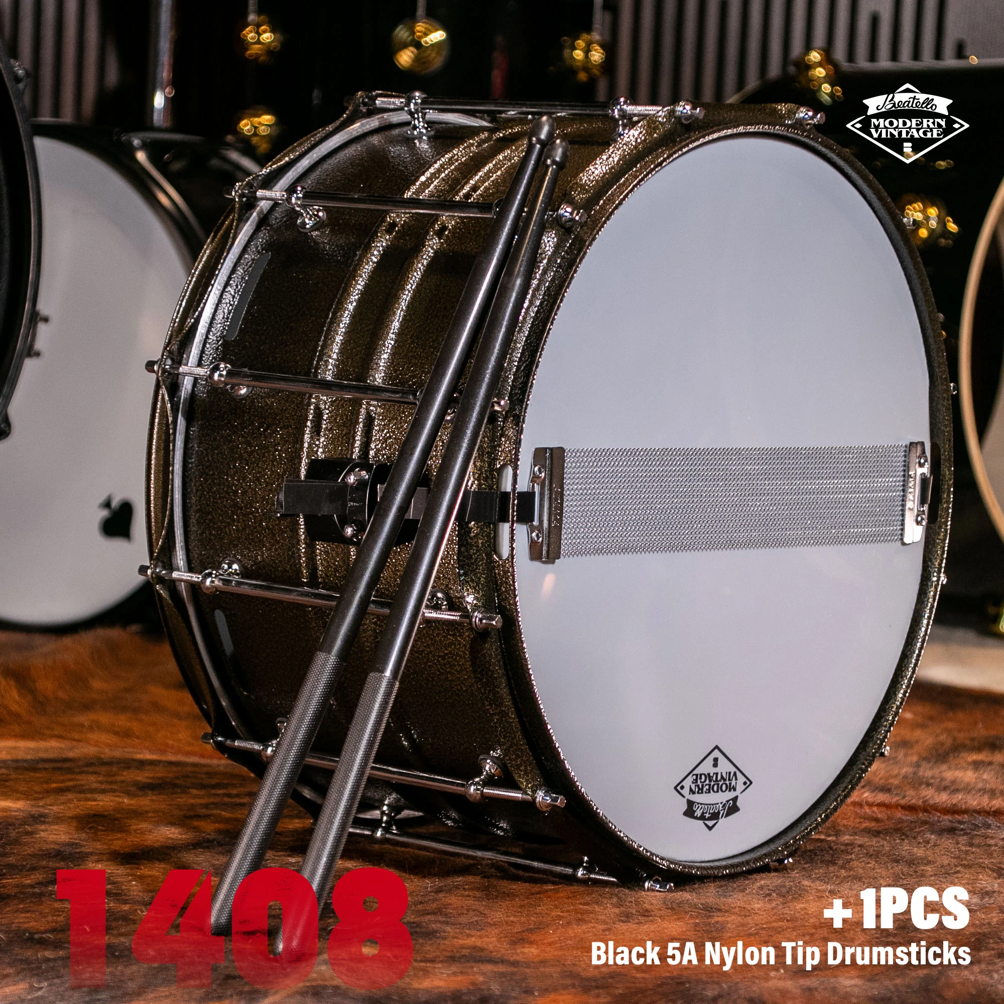Барабан низкочастотный Beatello 14"x8" | Профессиональный чехол 5.0 мм с бесплатными барабанными палочками | Глубокий и мощный звук для улучшения барабанной установки
Барабан низкочастотный Beatello 14"x8" | Профессиональный чехол 5.0 мм с бесплатными барабанными палочками | Глубокий и мощный звук для улучшения барабанной установки