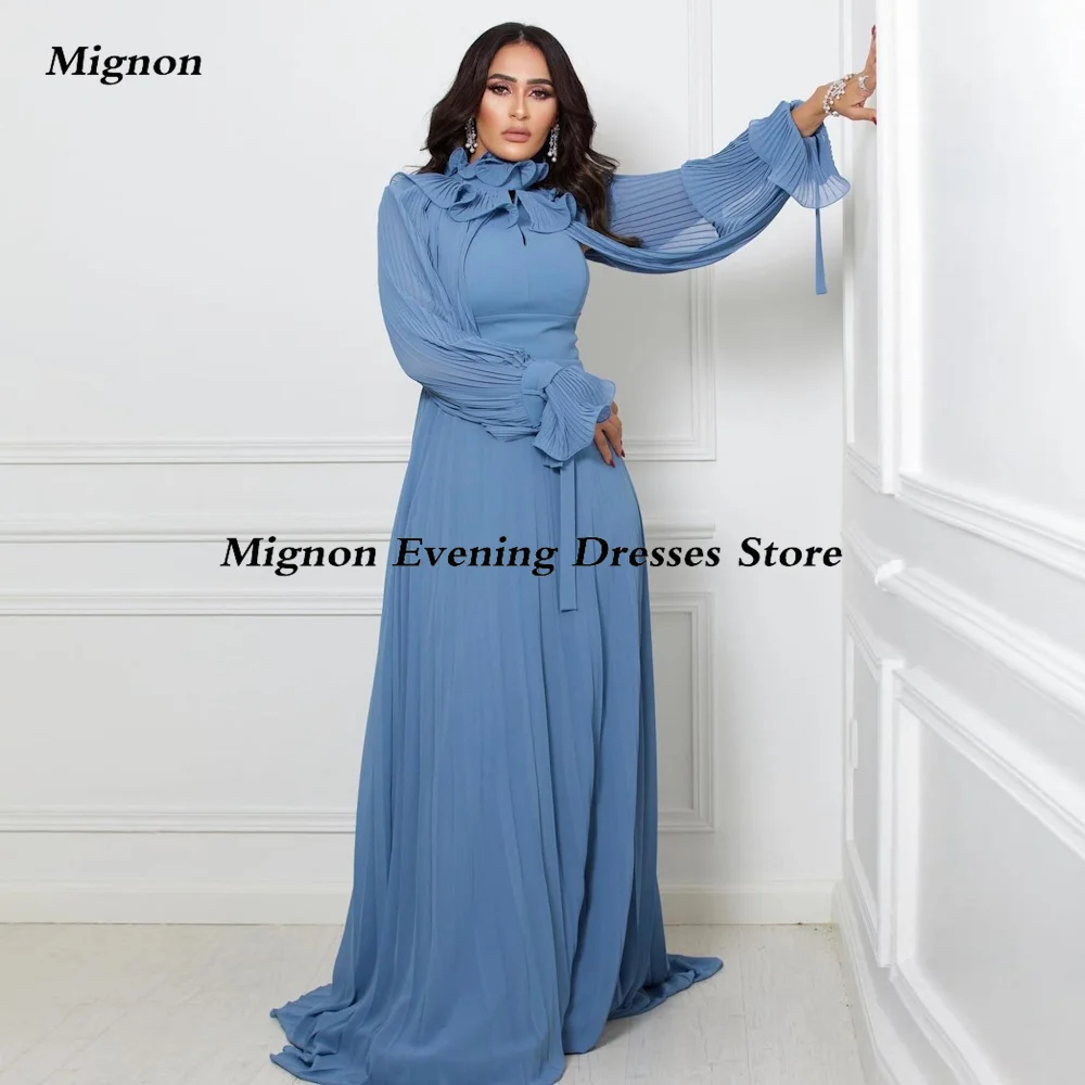 Mignon Chiffon A-line Scoop Neckline Prom Gown CapStraps Evening Ruffle Formal Floor-length Elegant Party Dresses for Women 2023
Mignon Chiffon A-line Scoop Neckline Prom Gown CapStraps Evening Ruffle Formal Floor-length Elegant Party Dresses for Women 2023