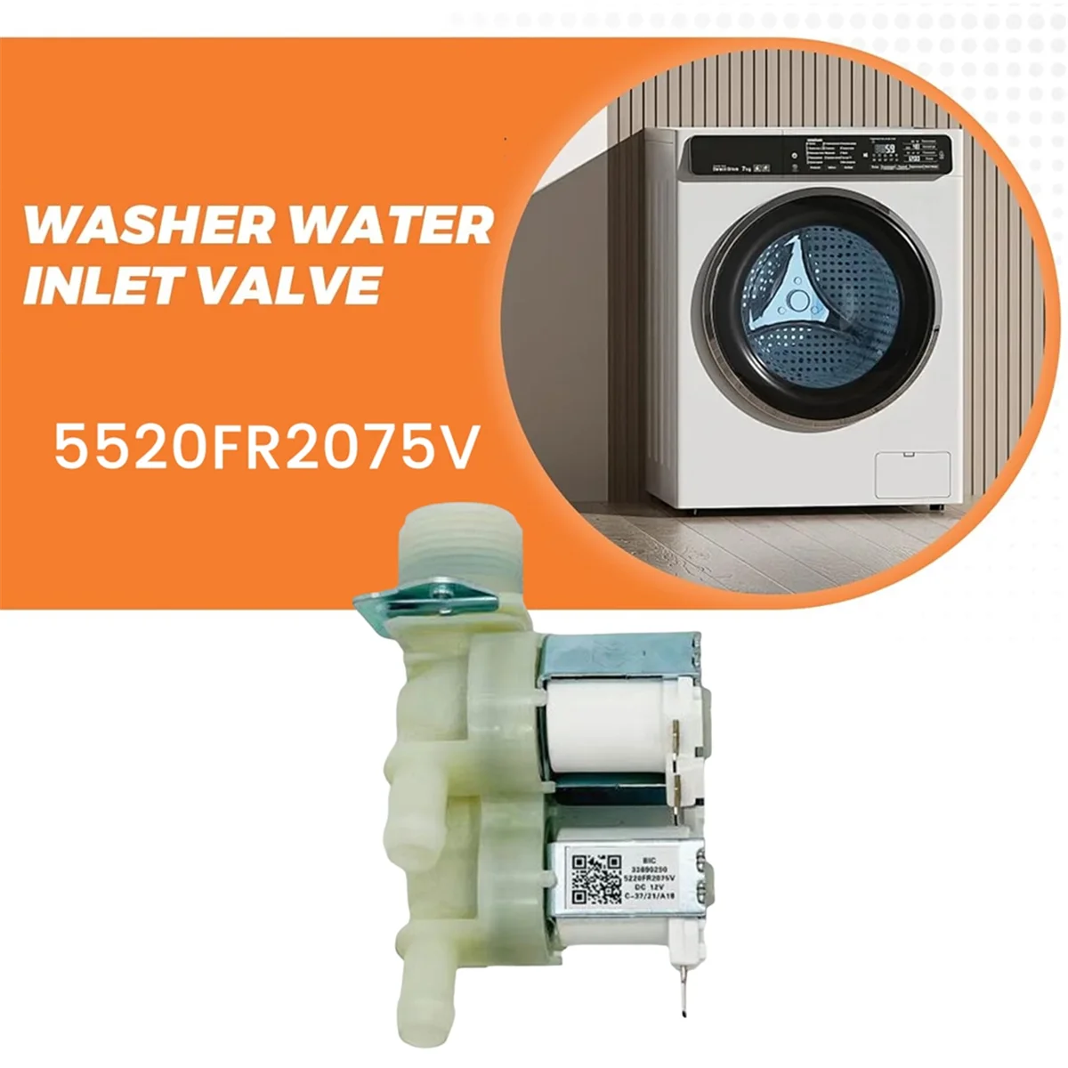 BISMZ 5520FR2075V Замена впускного клапана для стиральной машины для Kenmore LG Запчасти для стиральной машины Впускной клапан для воды в сборе DC12V
BISMZ 5520FR2075V Замена впускного клапана для стиральной машины для Kenmore LG Запчасти для стиральной машины Впускной клапан для воды в сборе DC12V