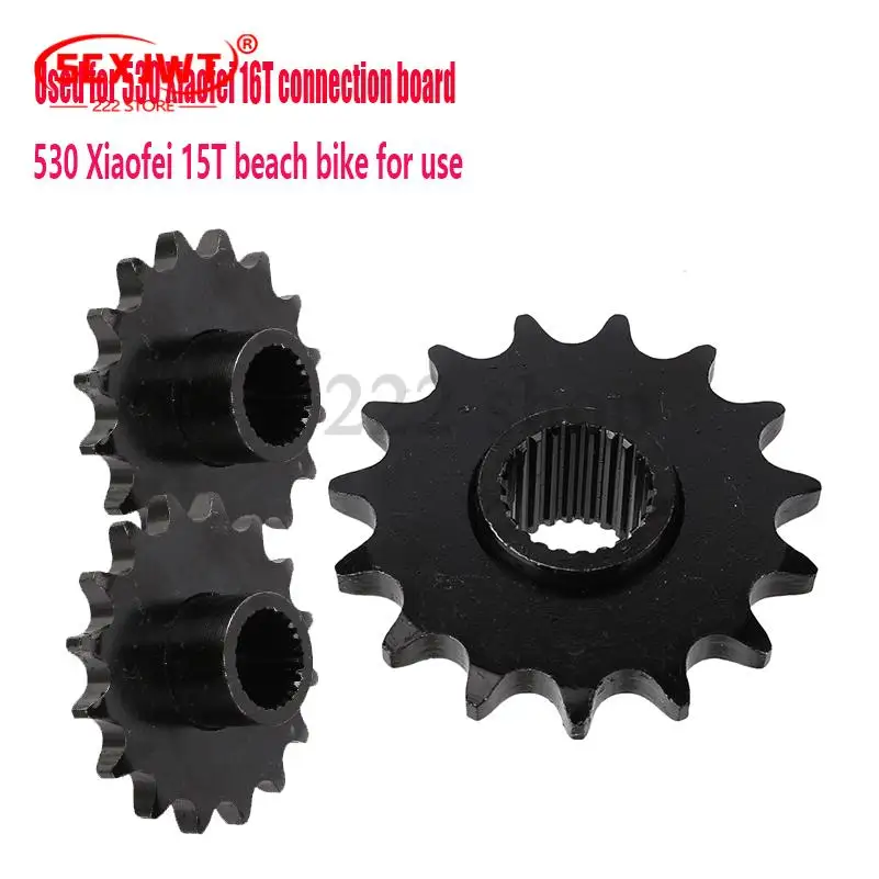 Front 530 Chain Sprocket Cog Gear 15T 16T Teeth For Gy6 125cc 150cc Quad Dirt Pit Bike ATV UTV Buggy Go Kart
Front 530 Chain Sprocket Cog Gear 15T 16T Teeth For Gy6 125cc 150cc Quad Dirt Pit Bike ATV UTV Buggy Go Kart