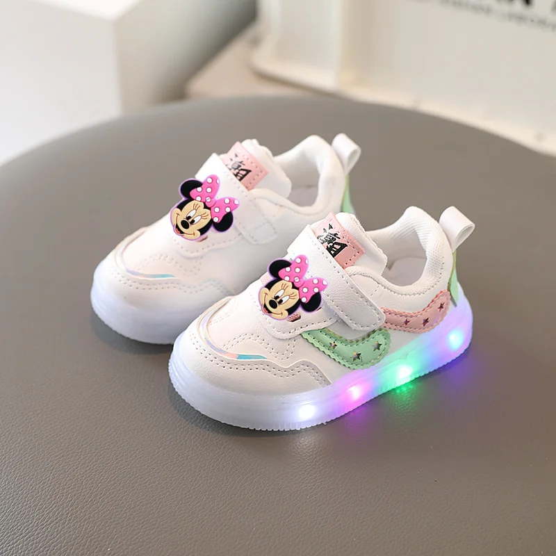 Детская повседневная обувь, спортивная обувь для доски, легкие кроссовки с Микки Маусом Диснея, весна-осень для мальчиков и девочек с подсветкой, светящиеся шнурки
Детская повседневная обувь, спортивная обувь для доски, легкие кроссовки с Микки Маусом Диснея, весна-осень для мальчиков и девочек с подсветкой, светящиеся шнурки