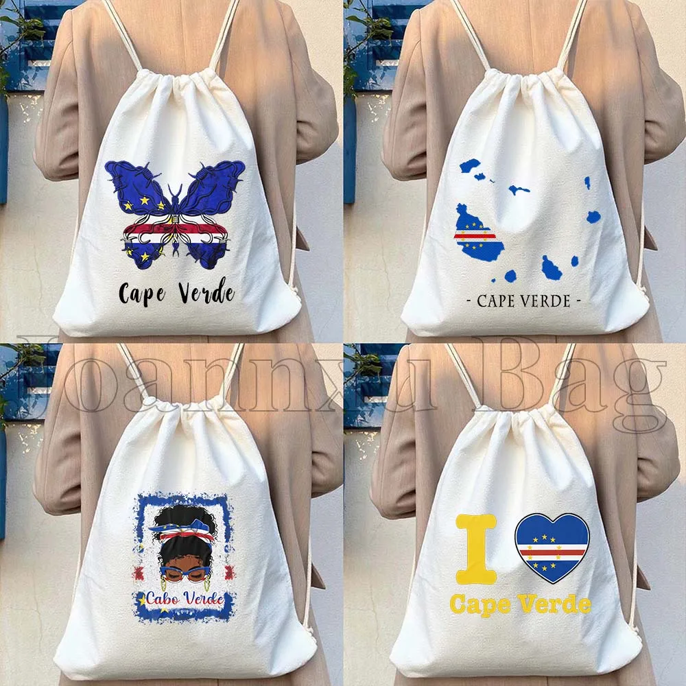 Cape Verde Flag Map Verdean Cidade Velha Canvas Drawstring Bags Soccer Backpack Gym Sackpack Gifts String Bag for Sports Yoga
Cape Verde Flag Map Verdean Cidade Velha Canvas Drawstring Bags Soccer Backpack Gym Sackpack Gifts String Bag for Sports Yoga