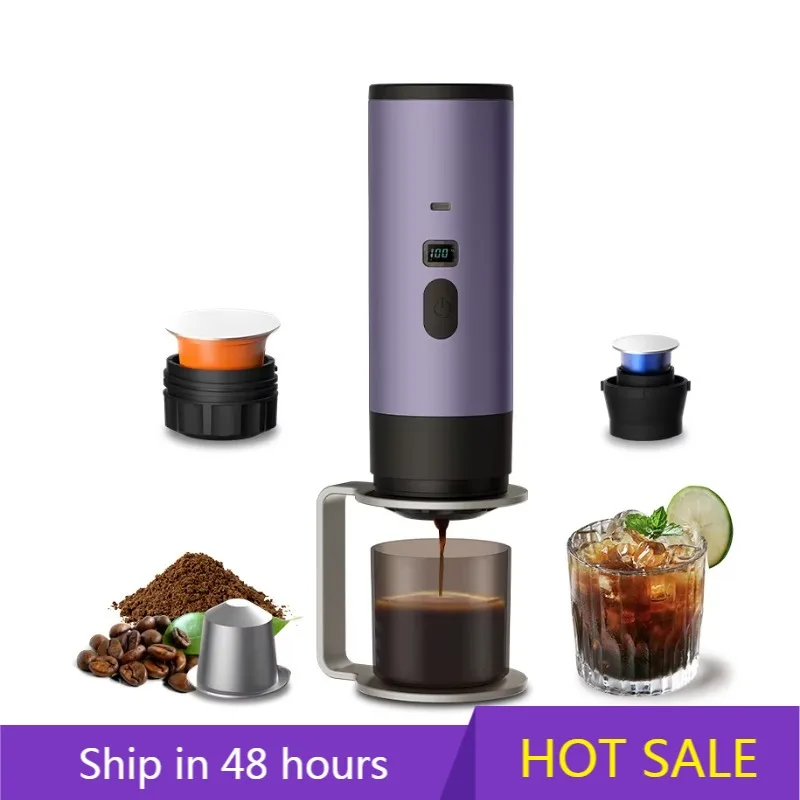 POWER LEAPTrending 72W 15Bar 120ml Plastic Battery-Powered High Quality Portable Coffee Machine With Stand
POWER LEAPTrending 72W 15Bar 120ml Plastic Battery-Powered High Quality Portable Coffee Machine With Stand