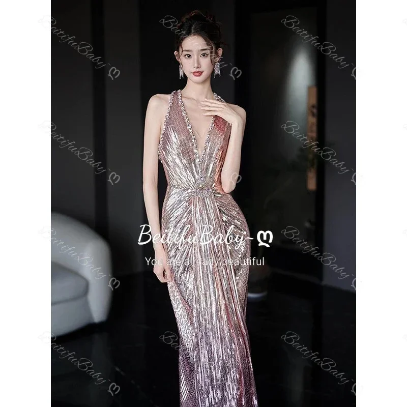 BeitifuBaby Elegant Evening Party Dresses for Women Banquet Champagne Fashion Strapless Luxury Prom Dresses Vestidos De Fiesta
BeitifuBaby Elegant Evening Party Dresses for Women Banquet Champagne Fashion Strapless Luxury Prom Dresses Vestidos De Fiesta