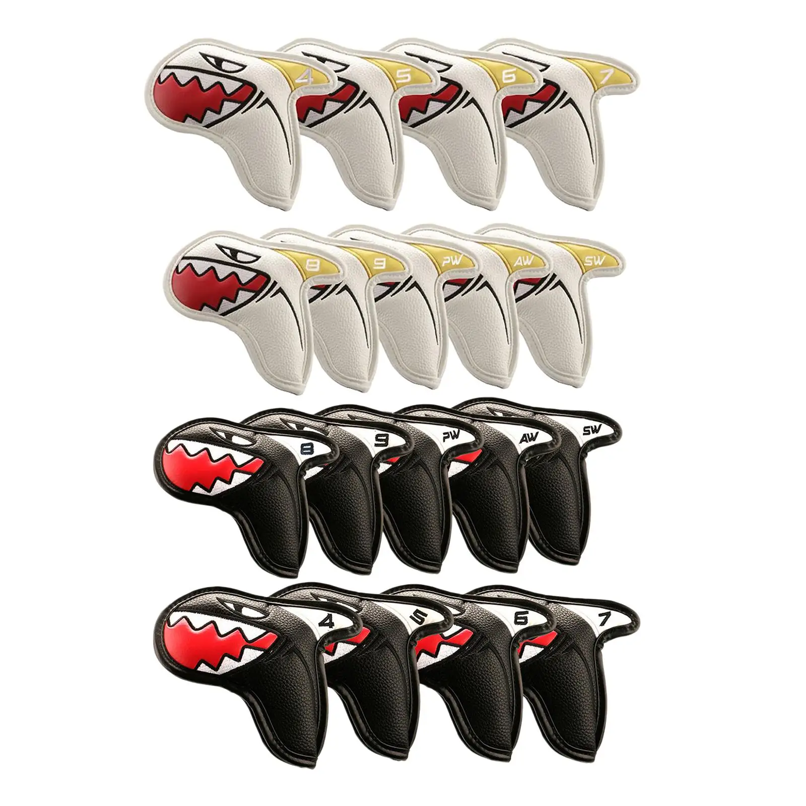9pcs Shark Golf Club Iron Head Cover Golf Headcovers Outdoor Indoor
9pcs Shark Golf Club Iron Head Cover Golf Headcovers Outdoor Indoor