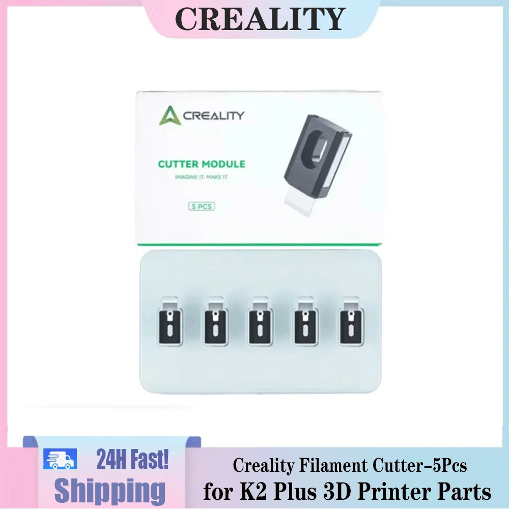 Creality K2 plus Filament Cutter 5Pcs Set High Durability Quick Cut 3D Printer Parts for K2 plus Fast Replacement
Creality K2 plus Filament Cutter 5Pcs Set High Durability Quick Cut 3D Printer Parts for K2 plus Fast Replacement