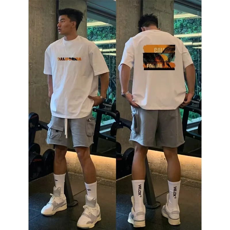 Printed Men's 2025 New 100% Cotton Short Sleeve Casual Sports T-Shirt Top Youth Men's Clothing
Printed Men's 2025 New 100% Cotton Short Sleeve Casual Sports T-Shirt Top Youth Men's Clothing