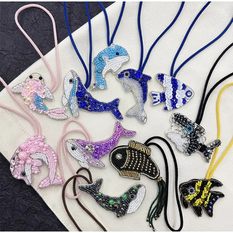 Undersea Animal Beaded Bag Charm Whale Shark Diy Iron-on Decal Patch Bag Pendant Animal Keychain Decoration Clothing Accessories
Undersea Animal Beaded Bag Charm Whale Shark Diy Iron-on Decal Patch Bag Pendant Animal Keychain Decoration Clothing Accessories