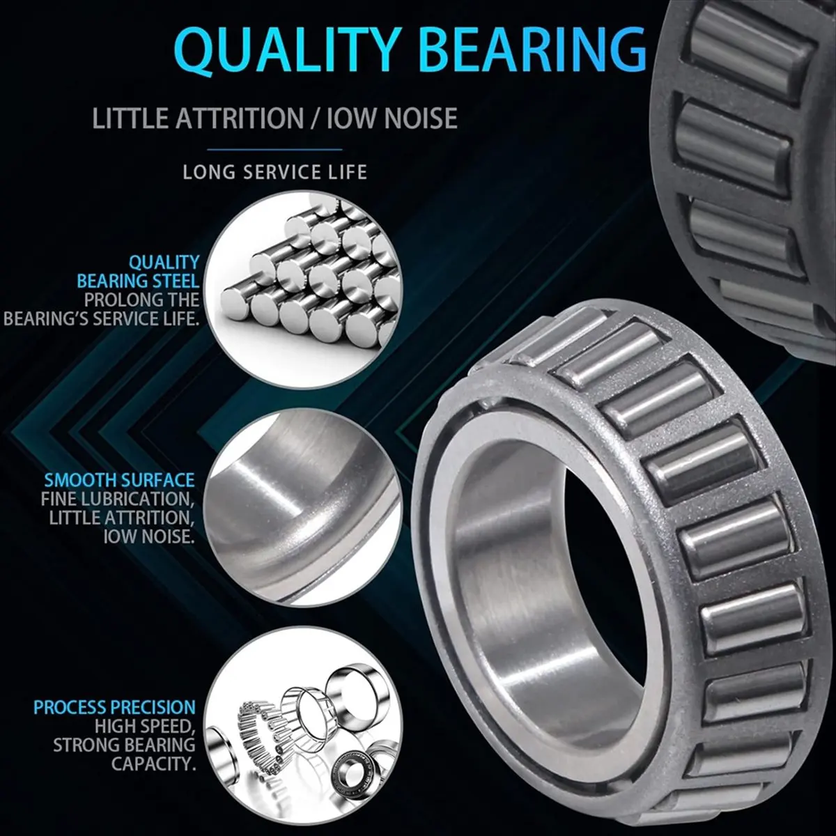 A24I 2 Sets 3500 LB Boat Trailer Axle Bearing Kits, L68149 L44649 Bearing Kits, 171255TB/10-19 Grease Seals
A24I 2 Sets 3500 LB Boat Trailer Axle Bearing Kits, L68149 L44649 Bearing Kits, 171255TB/10-19 Grease Seals