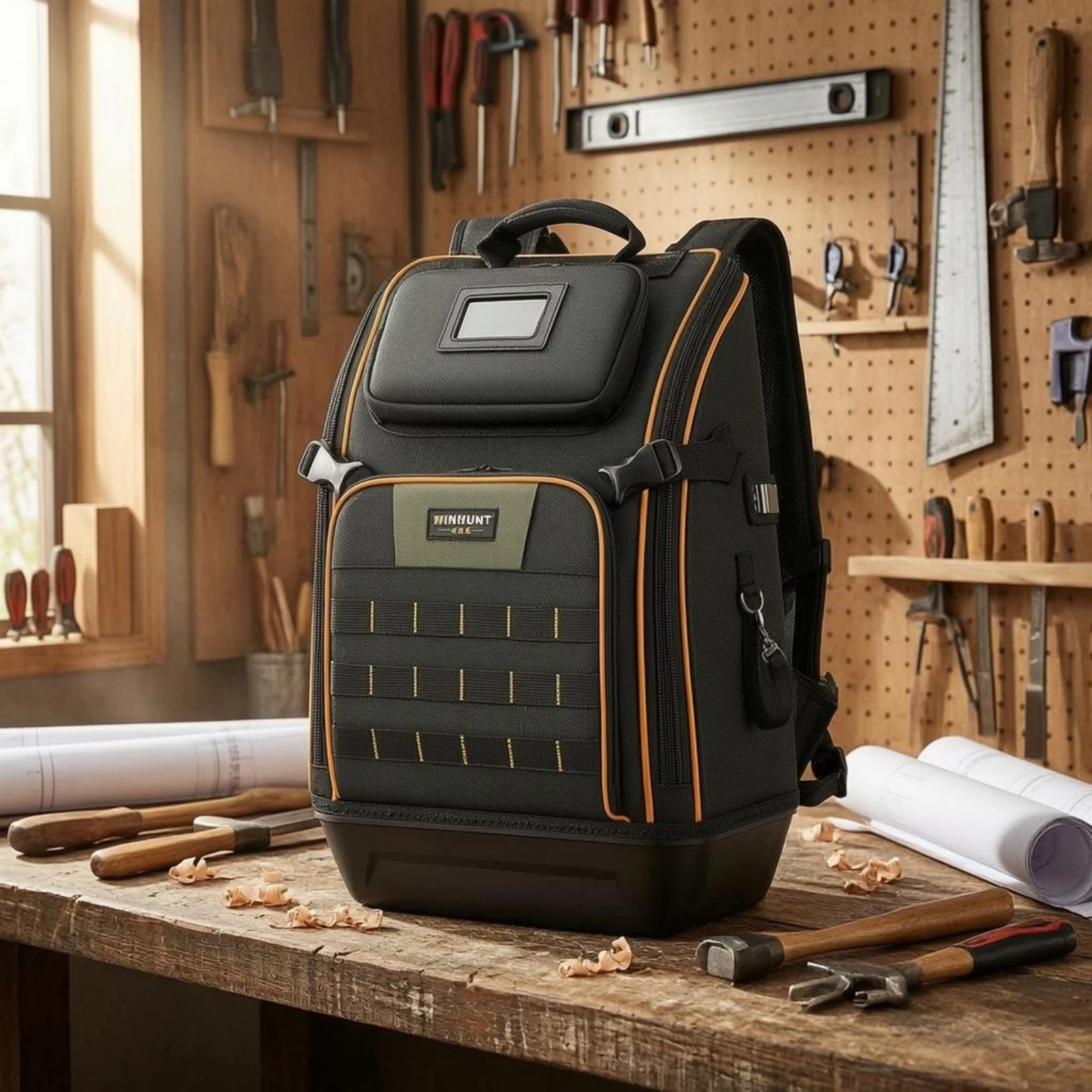 Heavy Duty Tool Bag Backpack Zippered Compartments Heavy Duty Tool Backpack Job Gear Top Carry Handle Molded Bottom
Heavy Duty Tool Bag Backpack Zippered Compartments Heavy Duty Tool Backpack Job Gear Top Carry Handle Molded Bottom