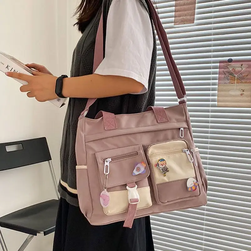 Oxford Waterproof Canvas Messenger Bags Women Handbags Shoulder Bag Bags Female Nylon Cross Bag School Bags for Girls Satchels
Oxford Waterproof Canvas Messenger Bags Women Handbags Shoulder Bag Bags Female Nylon Cross Bag School Bags for Girls Satchels