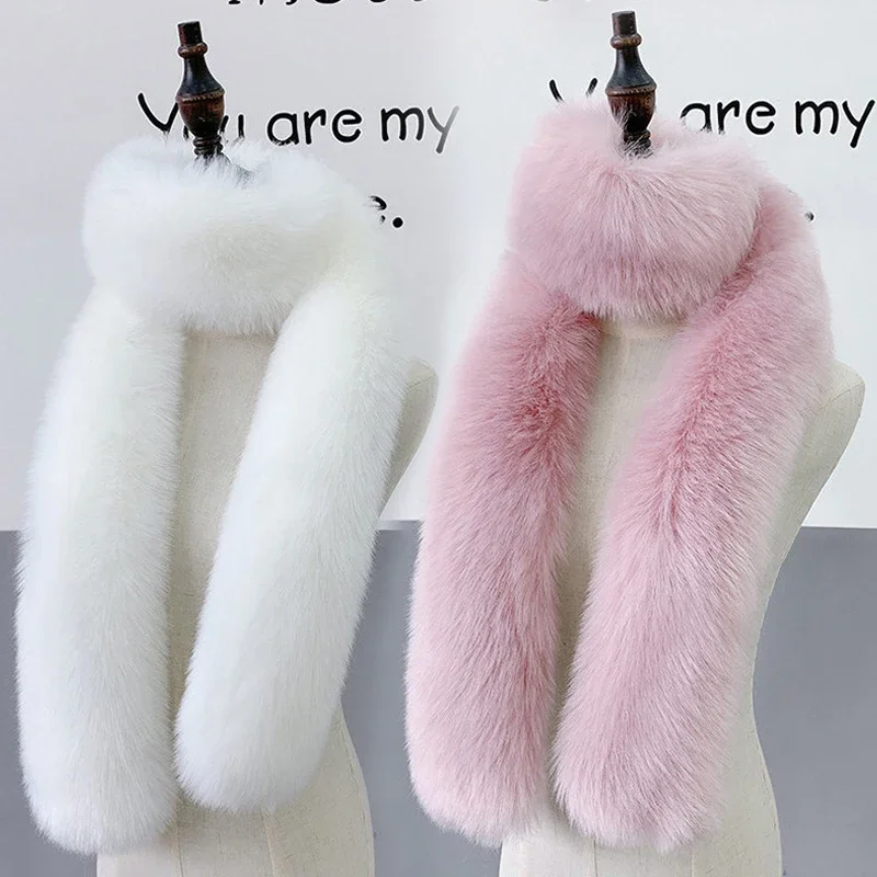 Soft Fur Scarf for Women Faux Fur Scarf Female Winter Fake Collar Long Plush Fur Shawl Cloak Girls Clothes Accessories E1303
Soft Fur Scarf for Women Faux Fur Scarf Female Winter Fake Collar Long Plush Fur Shawl Cloak Girls Clothes Accessories E1303