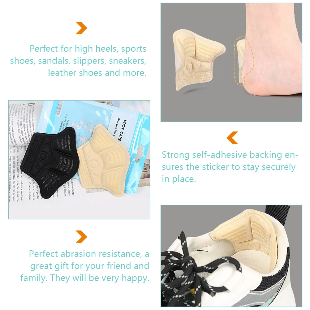 2 Pairs Cuttable Pads Wear-Resistant Heel Cushion For High Heels Sports Shoes Comfortable Shoe Heel Pads Foot Care Tool Strong 
2 Pairs Cuttable Pads Wear-Resistant Heel Cushion For High Heels Sports Shoes Comfortable Shoe Heel Pads Foot Care Tool Strong