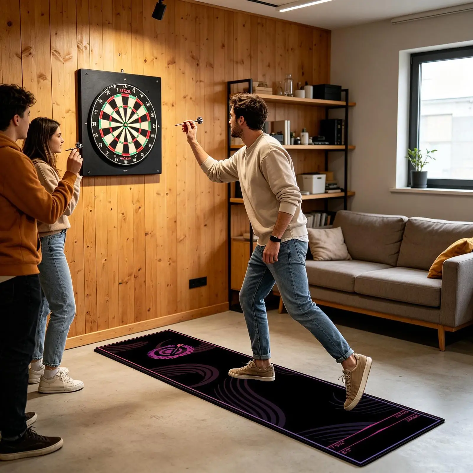 Dart Mat Portable With Throw Line Crystal Velvet Dart Carpet Mats For Recreation Center Sports Club Office Break Room Garage
Dart Mat Portable With Throw Line Crystal Velvet Dart Carpet Mats For Recreation Center Sports Club Office Break Room Garage