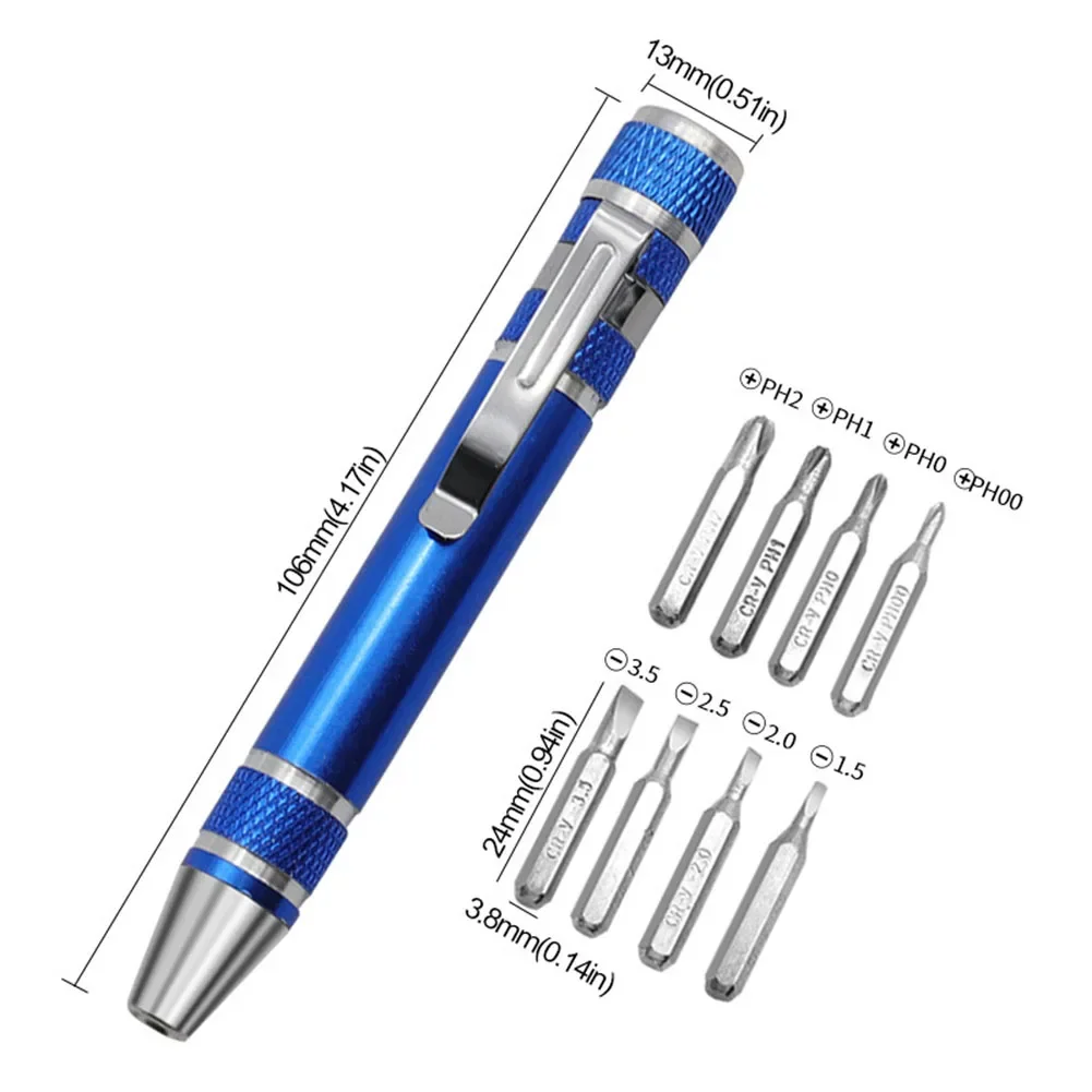 Pen Screwdriver Multitool Hand Tool Precision Pocket Screwdriver Multi Precision Function For Mini Gadgets Repair
Pen Screwdriver Multitool Hand Tool Precision Pocket Screwdriver Multi Precision Function For Mini Gadgets Repair