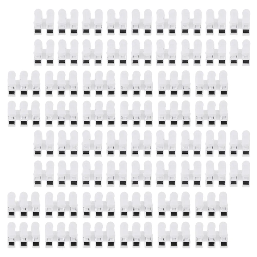 100pcs Terminals Crimp Connectors for LED Strip Lights Electrical Wiring White PP
100pcs Terminals Crimp Connectors for LED Strip Lights Electrical Wiring White PP