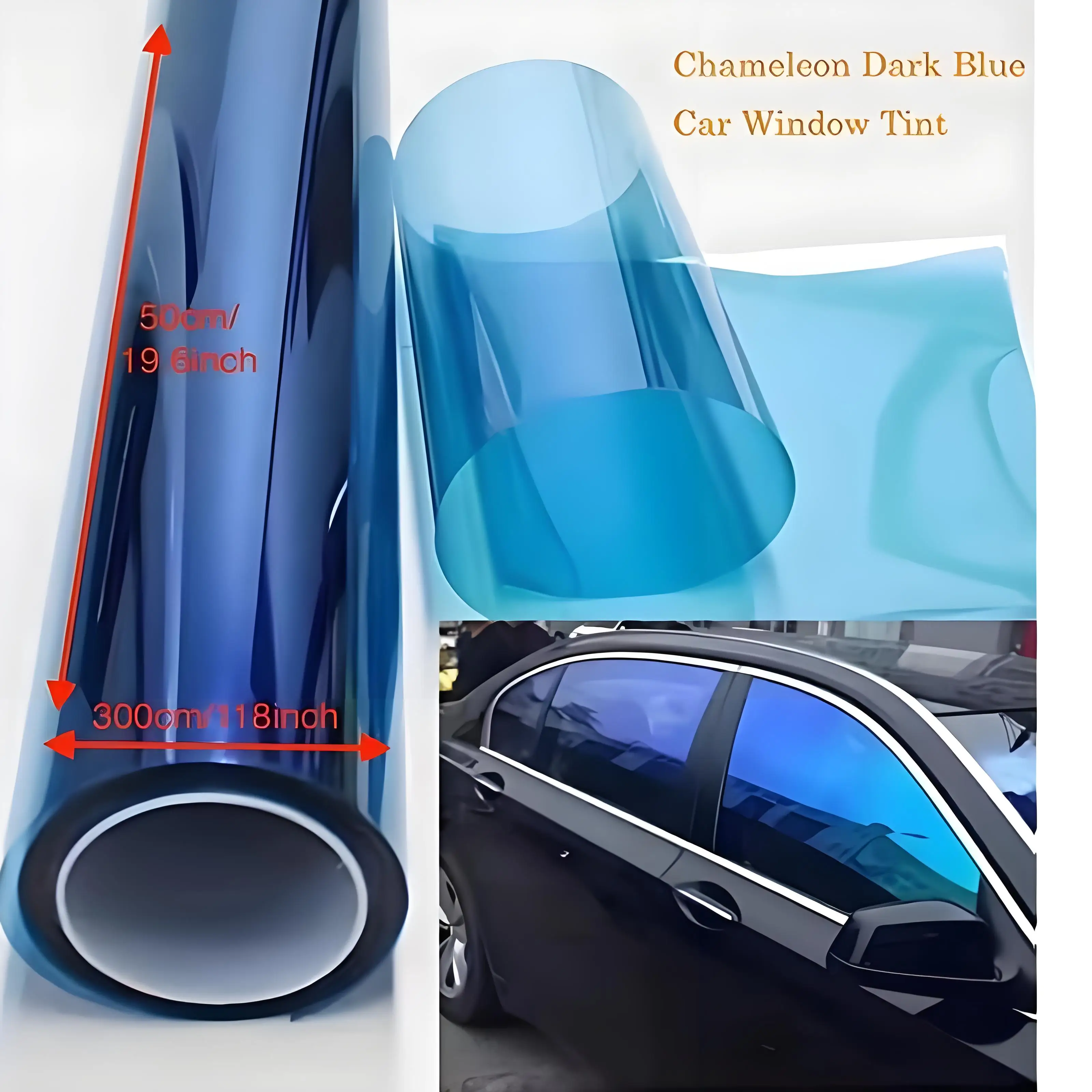 Window Tint Solar Film Colorful Chameleon Blue VLT60% UV Block For Car Front Windshield Rear Windscreen Protection Film
Window Tint Solar Film Colorful Chameleon Blue VLT60% UV Block For Car Front Windshield Rear Windscreen Protection Film