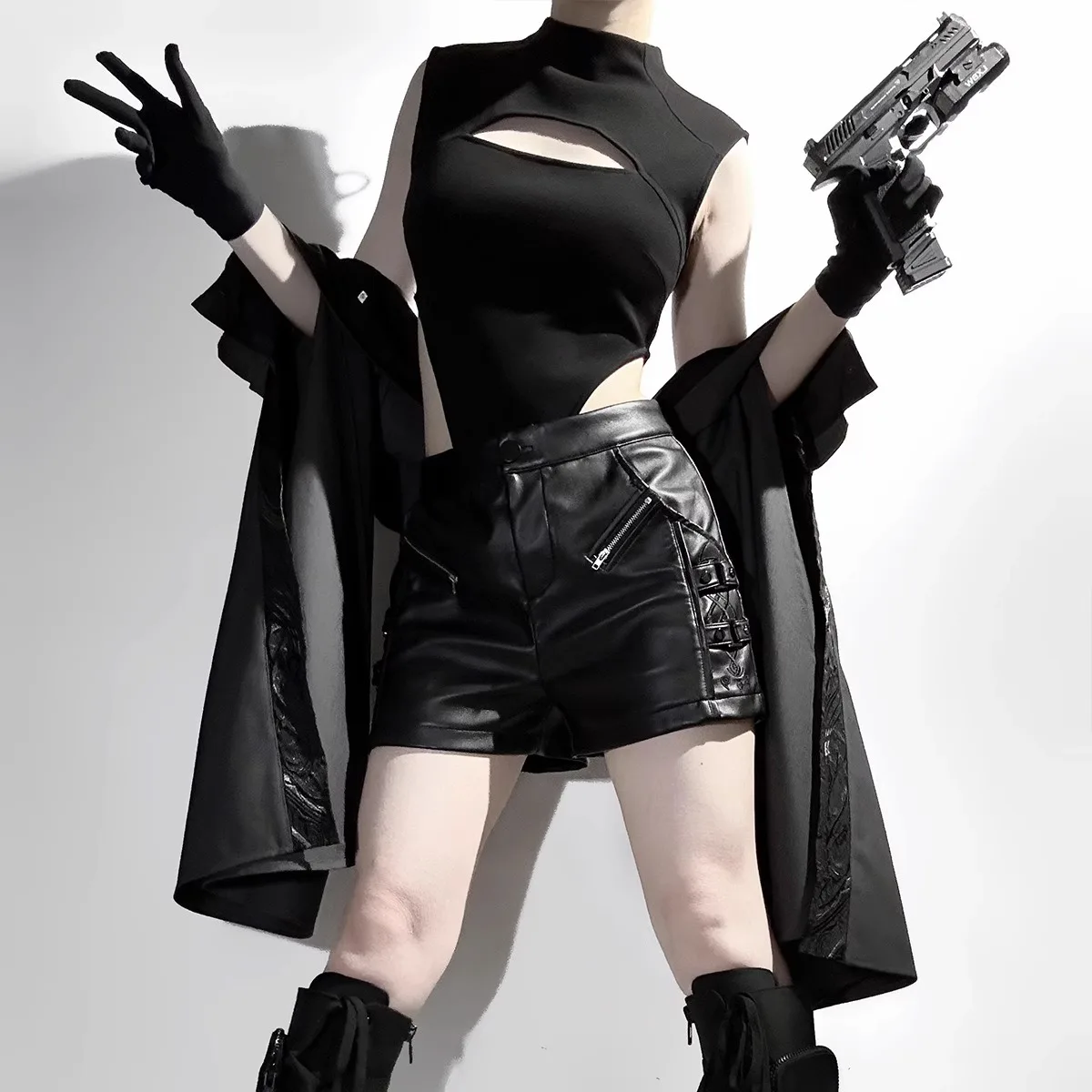 Original Black Sheep Research Lolita Prince's Long Sleeve Top, Shorts, Tank Top Set, Dark Style Cool Handsome Cos
Original Black Sheep Research Lolita Prince's Long Sleeve Top, Shorts, Tank Top Set, Dark Style Cool Handsome Cos
