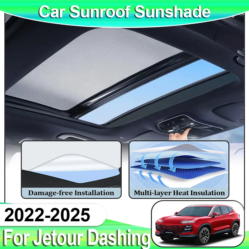 Sunshades For Jetour Dashing Accessories Shanhai L6 SC2E 2025 2024 2023 2022 Electrostatic Adsorption Skylight Part Protector
Sunshades For Jetour Dashing Accessories Shanhai L6 SC2E 2025 2024 2023 2022 Electrostatic Adsorption Skylight Part Protector