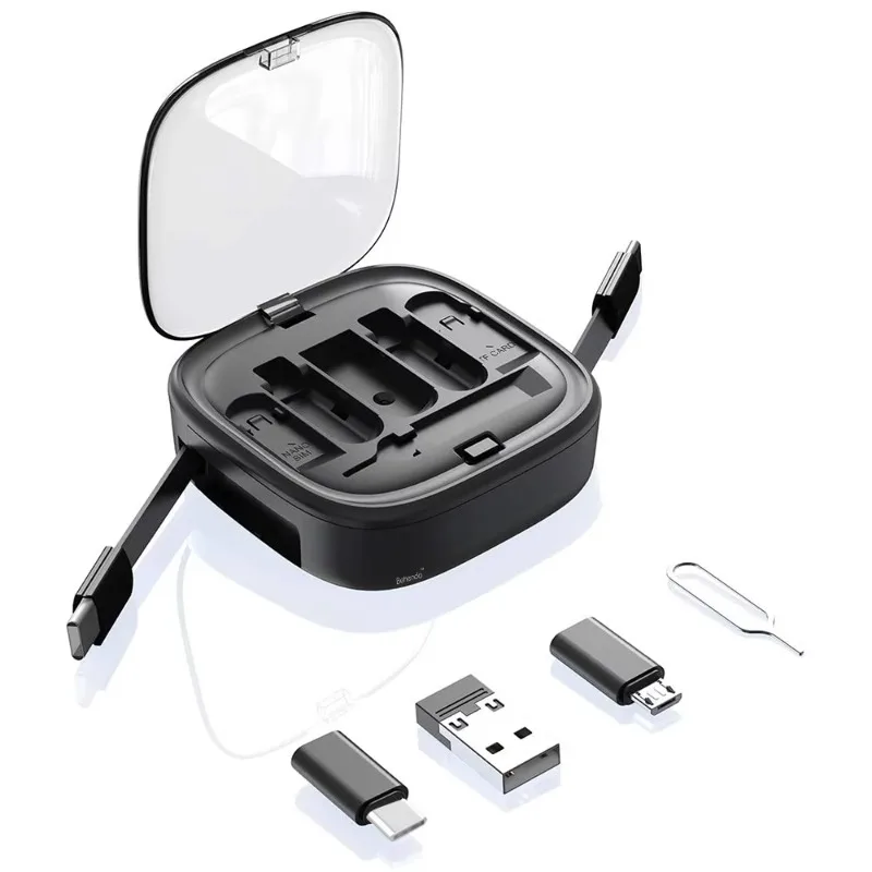 Creative Multifunctional Six-in-one Telescopic Data Cable 60W Mobile Phone Charging Cable Set Mobile Phone Stand Storage Box
Creative Multifunctional Six-in-one Telescopic Data Cable 60W Mobile Phone Charging Cable Set Mobile Phone Stand Storage Box