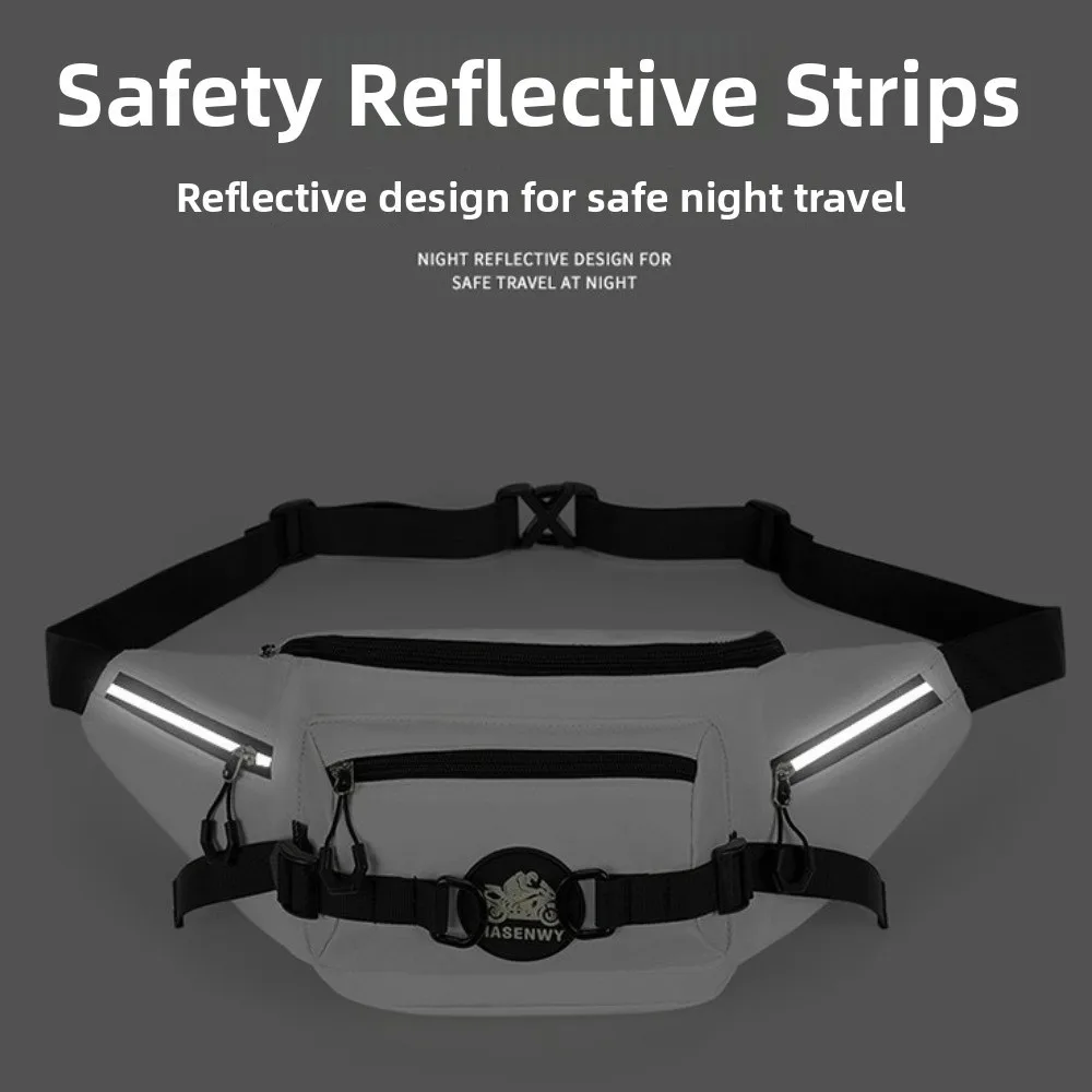 Japanese style Shoulder Waist Bag With Rflective Strip Adjustable Strap Women Chest Bag Fanny Pack Waterproof
Japanese style Shoulder Waist Bag With Rflective Strip Adjustable Strap Women Chest Bag Fanny Pack Waterproof