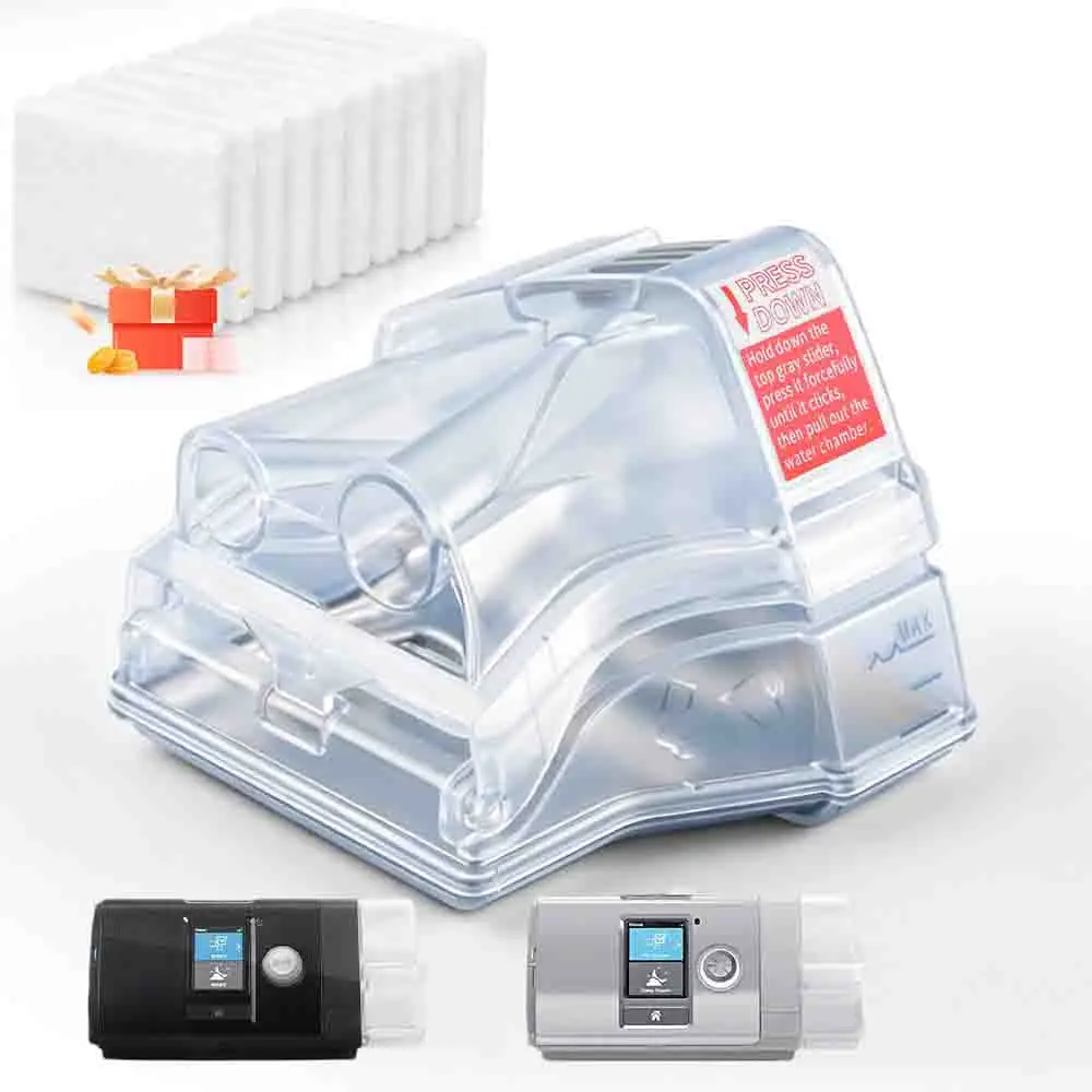Replacement Water Chamber for AirSense 10, Water Tub with 10 Packs Filters,Easy to Install and Clean, Reliable CPAP S10 Supplies
Replacement Water Chamber for AirSense 10, Water Tub with 10 Packs Filters,Easy to Install and Clean, Reliable CPAP S10 Supplies