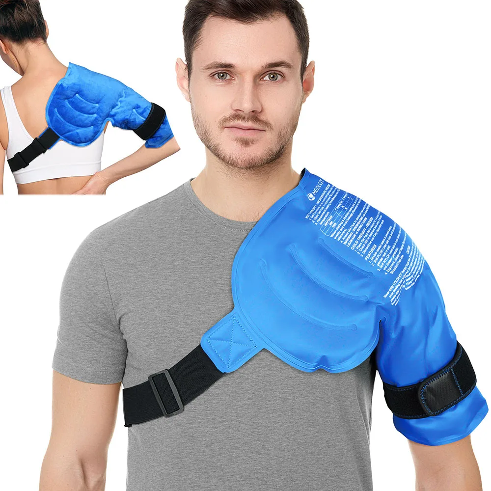 Shoulder Ice Pack Wrap, Hot Cold Therapy Support Brace for Shoulder Pain Relief, shoulder protector with ice Compress
Shoulder Ice Pack Wrap, Hot Cold Therapy Support Brace for Shoulder Pain Relief, shoulder protector with ice Compress
