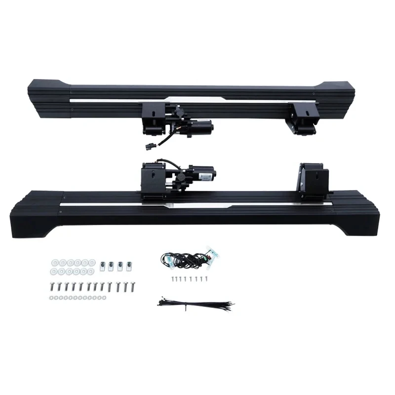 Aluminium Alloy Automatic Retractable Electric Running Boards Fit JL Two Door 2018-2024
Aluminium Alloy Automatic Retractable Electric Running Boards Fit JL Two Door 2018-2024