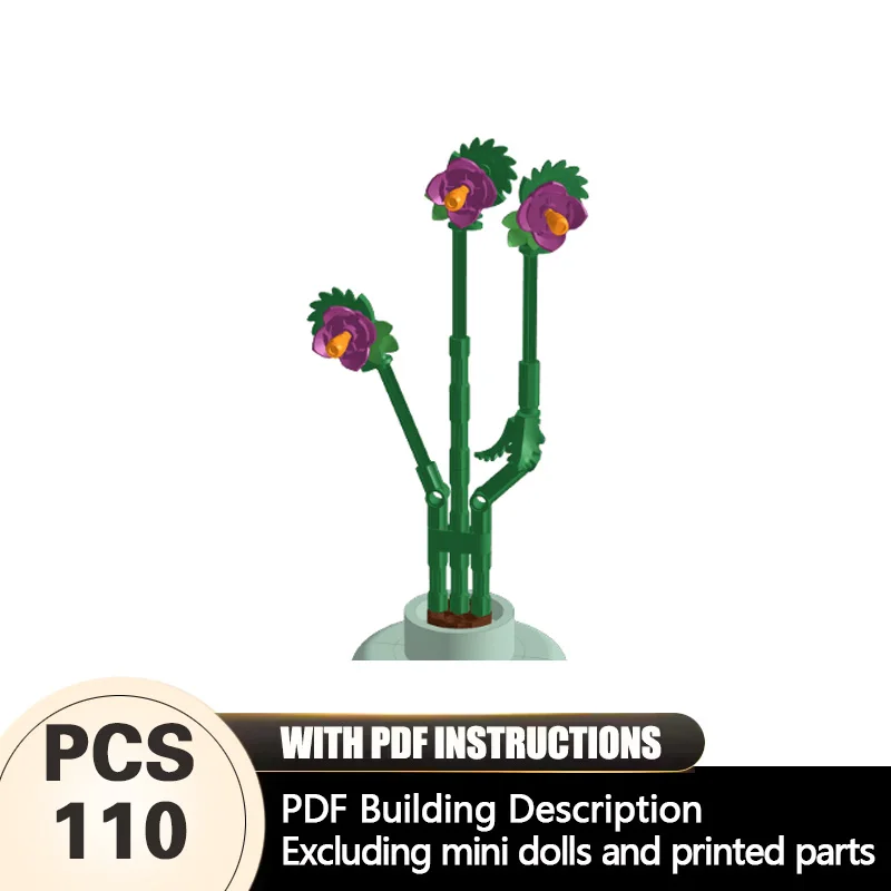 Creators Plant Series Model MOC Building Bricks Chinese Hibiscus Modular Technology Gifts Holiday Assemble Children Toys Suit
Creators Plant Series Model MOC Building Bricks Chinese Hibiscus Modular Technology Gifts Holiday Assemble Children Toys Suit