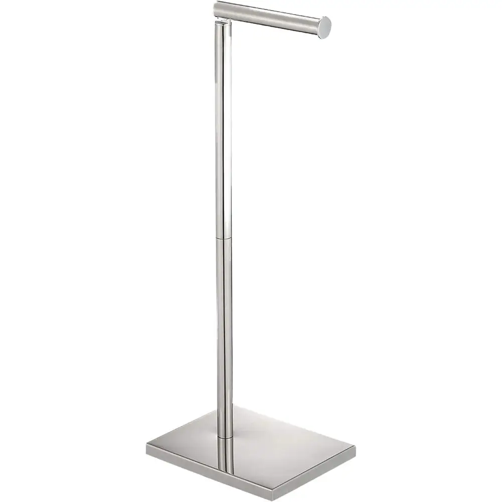 Chrome Finish Toilet Paper Stand with Weighted Base, Holds 4 Rolls for Bathroom Use
Chrome Finish Toilet Paper Stand with Weighted Base, Holds 4 Rolls for Bathroom Use