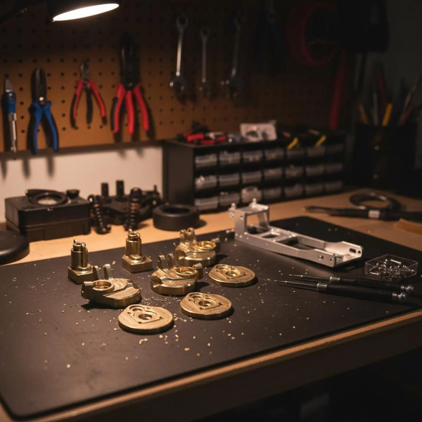 1/12 Scale Crawler Shaft Parts CNC Machined Brass Steering Steering Joint Set Brass RC Shaft Housing Kit High-Exact-Fit
1/12 Scale Crawler Shaft Parts CNC Machined Brass Steering Steering Joint Set Brass RC Shaft Housing Kit High-Exact-Fit