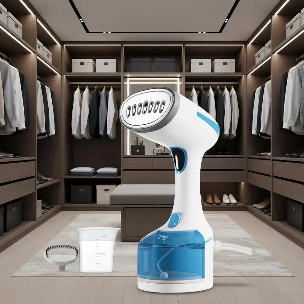 Портативный ручной отпариватель, 1500 Вт, резервуар для воды 250 мл, быстрый нагрев за 20 секунд, средство для удаления складок с ткани с щеткой, идеально подходит для дома
Портативный ручной отпариватель, 1500 Вт, резервуар для воды 250 мл, быстрый нагрев за 20 секунд, средство для удаления складок с ткани с щеткой, идеально подходит для дома